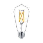 Philips MASTER Value LED Lamp E27 Edison Filament Helder 5.9W 806lm - 922-927 Dim to Warm | Beste Kleurweergave - Vervangt 60W