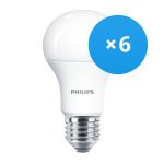 Voordeelpak 6x Philips MASTER Value LED Lamp E27 Peer Mat 7.8W 1055lm - 927 Zeer Warm Wit | Beste Kleurweergave - Dimbaar - Vervangt 75W