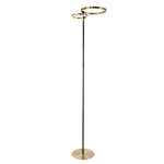 Eglo Vloerlamp Castelpoto 1 Staal Messing 28W 1850lm - 827-840-865 CCT | Dimbaar