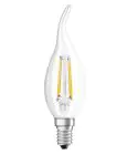 Ledvance Classic LED E14 Kaars Filament Helder 4W 470lm - 827 Zeer Warm Wit | Vervangt 40W