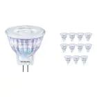 Voordeelpak 12x Philips Corepro LED Spot GU4 MR11 2.3W 184lm 36D - 827 Zeer Warm Wit | Vervangt 20W